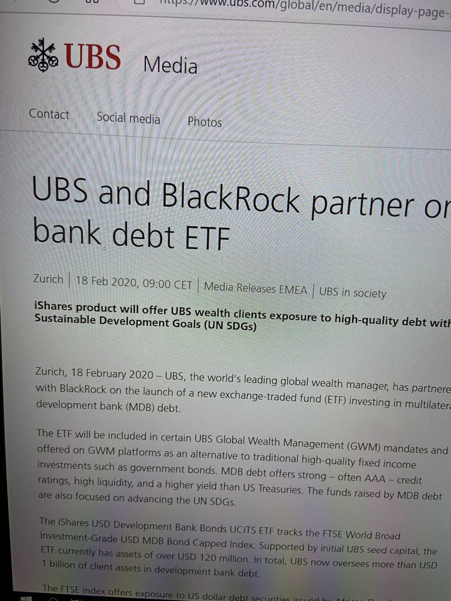 wakkerwordenaub's tweet photo. UBS neemt credit suisse over.
Komt ze dat mooi uit zeg….🤡.
Wie zullen er nu aandelen hebben? Er zullen nog meer banken opgekocht gaan worden.
#UBS #BlackRock #Scam #totalitairecontrole #CBDC https://t.co/7SHWoBX3Dr