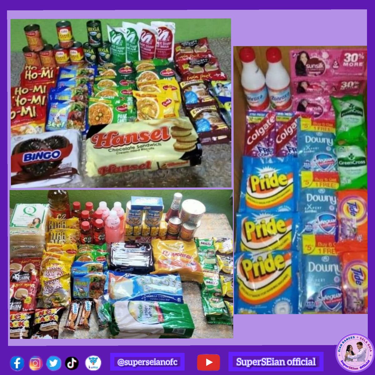 seianofc's tweet photo. Thank you po sa lahat ng gifters and ubabies na tumulong sa amin para sa campaign na to😊 dahil sa inyo  marami na naman tayo natulongan at napasaya 💜🥰more to come 🤗🤗

#EianRances | #SelaGuia
#SuperSEian https://t.co/y7s9Q1eQbG