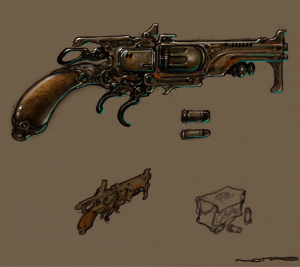 Always been fascinated by firearms that accept multiple ammunition types *simultaneously*... ☢️☢️☢️

#hibernaculum #kickstarter #RPG #amiga #horror #firearms #vintagefirearms #PCgame <a href="/HibernaculumRPG/">Hibernaculum🔻Wishlist Now🔻🎮</a>