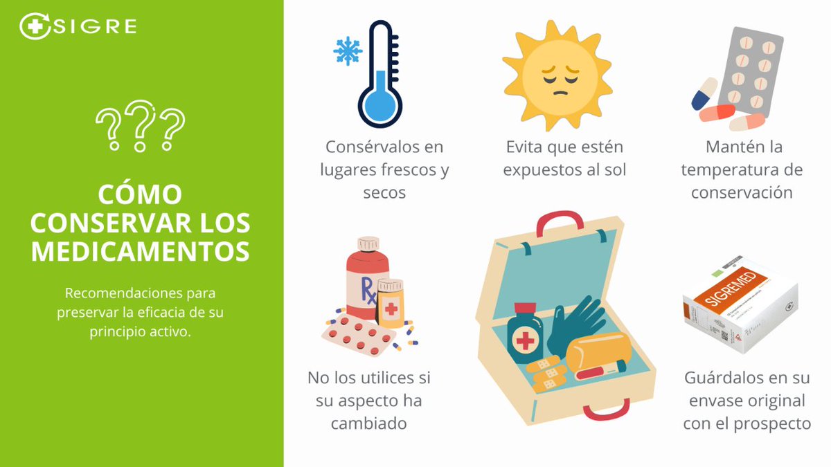 ¿Sabes cómo debes conservar los medicamentos?

❄️Asegúrate de que están en un lugar fresco y seco
🌞Evita su exposición al sol
🌡️Algunos requieren de temperaturas especiales de conservación

Descubre más en #BlogSIGRE➡️i.mtr.cool/llieffmbnf