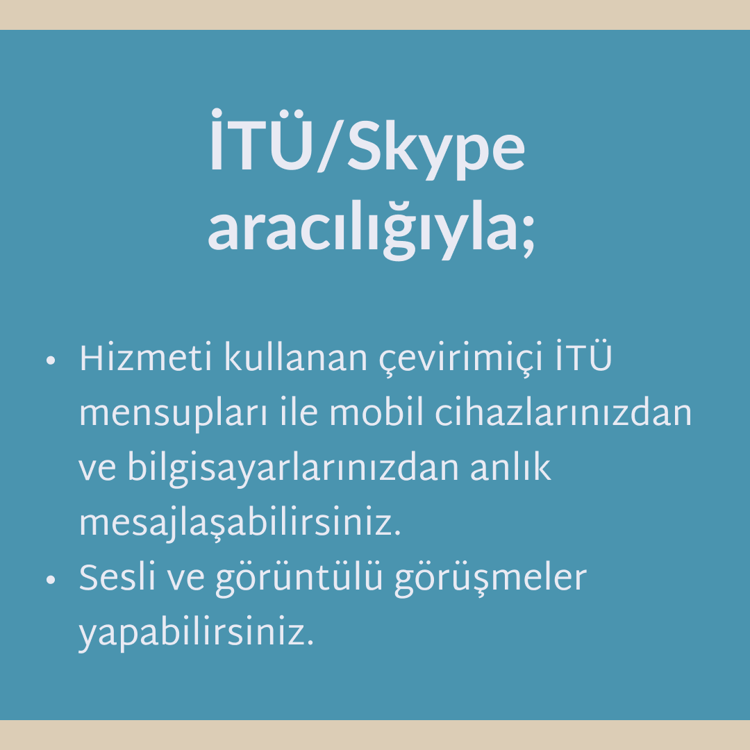 itubidb's tweet photo. İTÜ Bilgi İşlem Daire Başkanlığında hangi hizmetler veriliyor? #itubidb @itu1773 #itu1773 #itubidbhizmetler #itüskypehizmetleri https://t.co/tGTowgt6Ue
