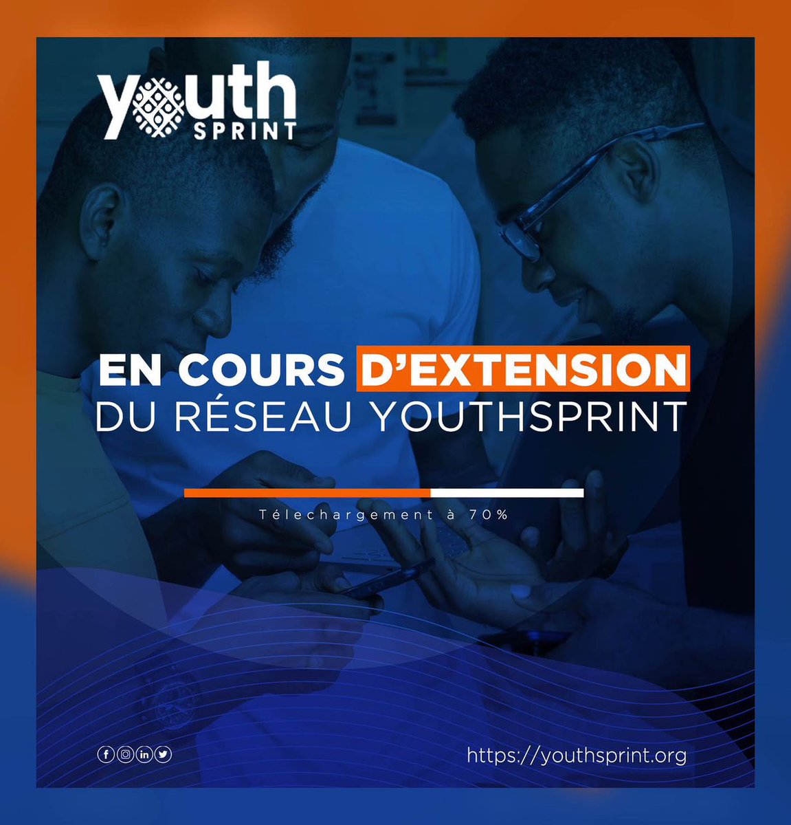SephoraMeta12's tweet photo. #YouthSprint en cours d’extension. 
Restez brancher pour savoir la nouvelle composition de YouthSprint et sa nouvelle couverture nationale. https://t.co/iSk1Tm8V5m