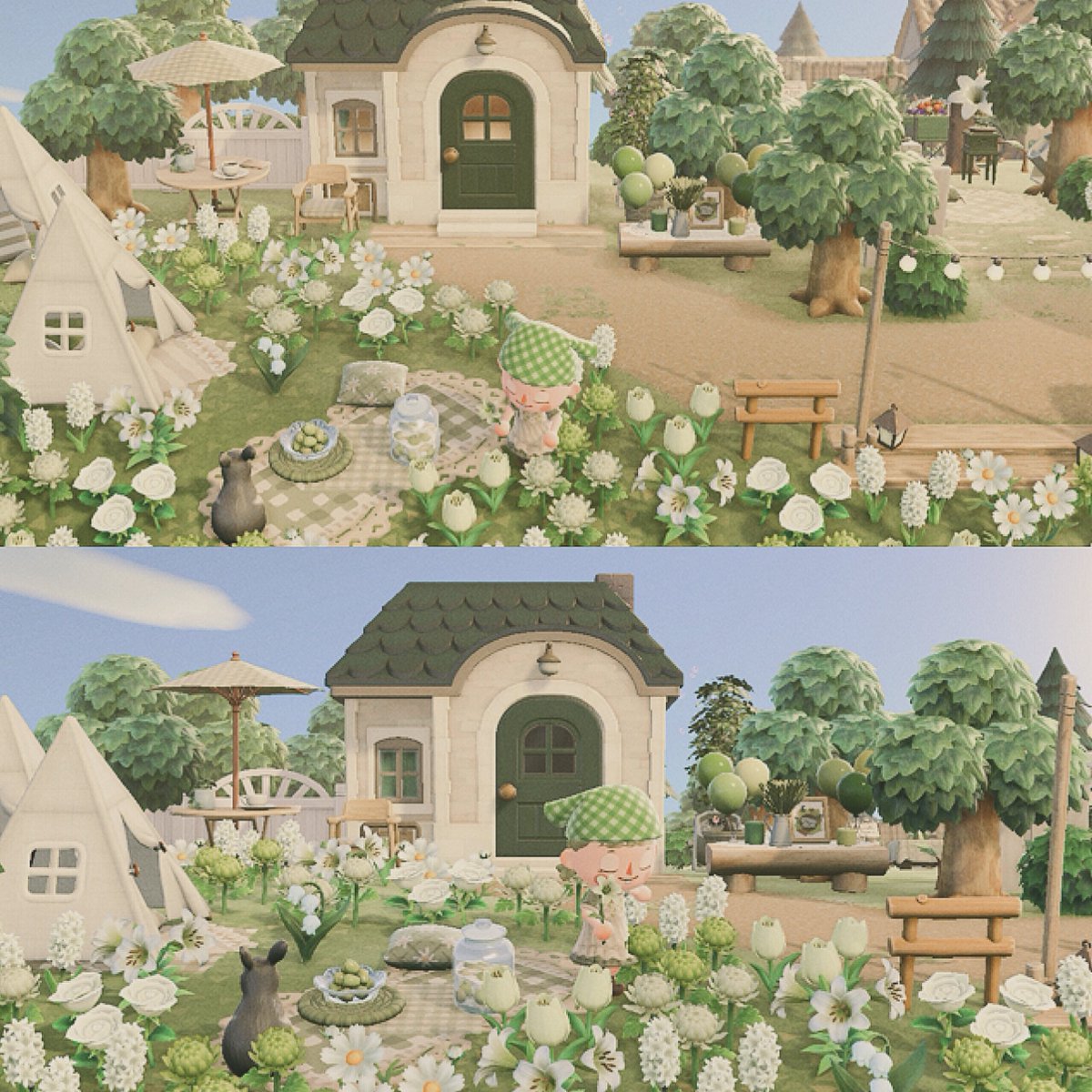 ︎︎🪧 𝙬𝙝𝙞𝙩𝙚 × 𝙜𝙧𝙚𝙚𝙣 🌱👒🍃🍐 ⋰

#acnh #あつ森 #あつ森写真部 ♡
#animalcrossing #どうぶつの森