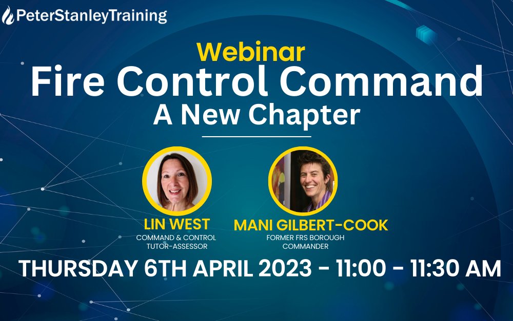 peterstanleytr's tweet photo. Join us on Thursday 6th April to watch Lin and Mani discuss the future of Fire Control Command. Register free here: https://t.co/zMdDqCXylI https://t.co/9bGIAOBzh9