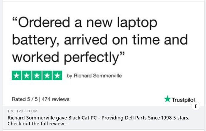 Blackcatpc's tweet photo. Thank you for taking the time to leave us a great review Richard
#dellpartners #delltechnologies #delltechforum #Dell #delltechpartners #delllaptops #blackcatpc #reviews #Trustpilot #trustpilotreviews #trustpilotreviews #smallbiz #smallbusinessowneruk https://t.co/3JoJb2sPL3 https://t.co/b9NjmtpLSU