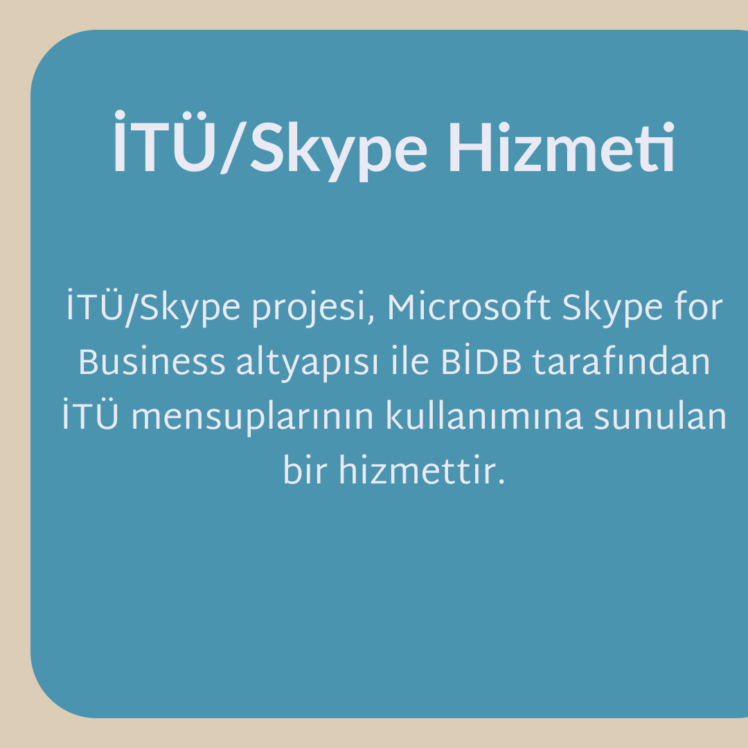 itubidb's tweet photo. İTÜ Bilgi İşlem Daire Başkanlığında hangi hizmetler veriliyor? #itubidb @itu1773 #itu1773 #itubidbhizmetler #itüskypehizmetleri https://t.co/tGTowgt6Ue