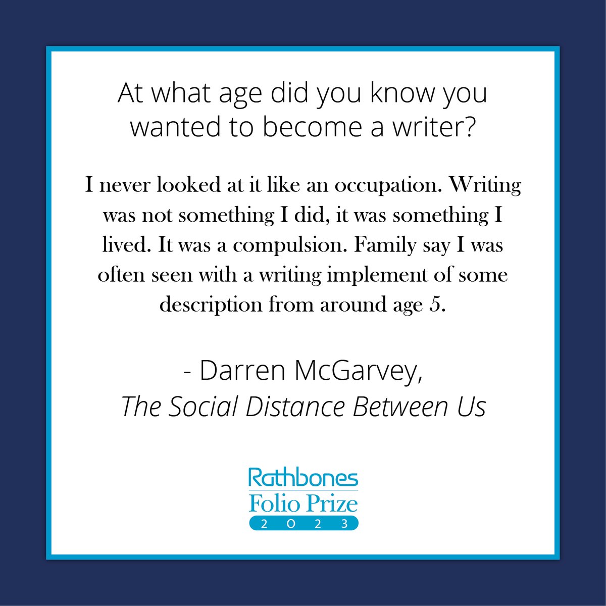 TheWritersPrize's tweet photo. We start this week with a Q&A with @lokiscottishrap, who spoke to us about his compulsion to write, and his favourite books of recent years.
#TheSocialDistanceBetweenUs, from @EburyPublishing , is shortlisted for the 2023 #RathbonesFolioPrize.
Q&A here: https://t.co/s1WRiK9aQP https://t.co/pzZNumrG6C