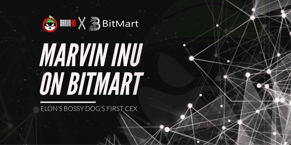 Good morning Marvinauts, are you excited for Bitmart going in next 4 hours 💹

Bullish hours ahead for $marvin holders! @Marvin_Inu 

#Cryptocurency #memecoins #bitcoin #Ethereum #bnb