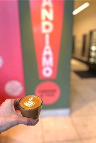 AndiamoCoffee's tweet photo. Come stop by to try our coffee!! ❤️🥰 We will be featuring three new drinks. ☕️ #andiamomke #lupiandiris #jamesbeardaward #stonecreekcoffee #latteart #milwaukeecoffee #7seventy7apts #shopsmallmke #thirdwardmke https://t.co/eUQGupCbup