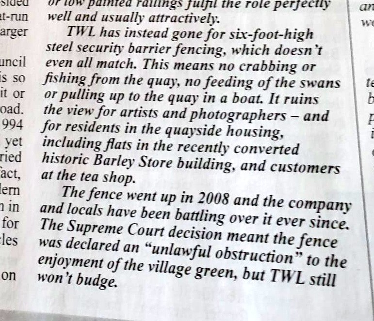 nicktweet's tweet image. Nothing for Harwich. And you ignore TWL&apos;s law breaking in Mistley. Why?