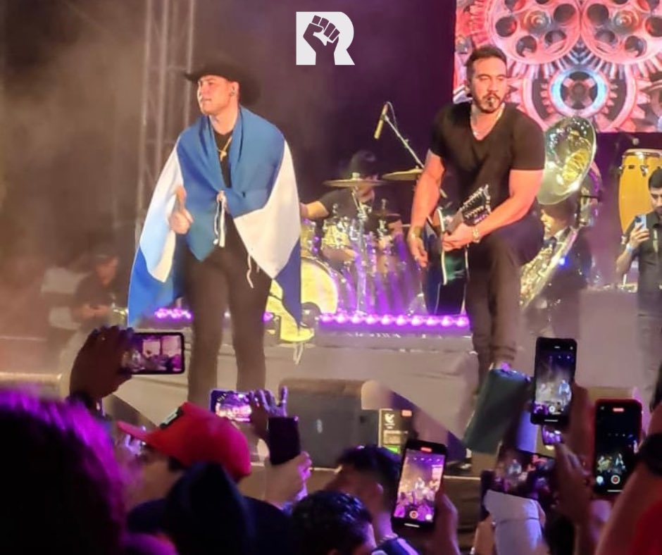 Estuvo tuani el concierto de @Calibre50 en Nicaragua.