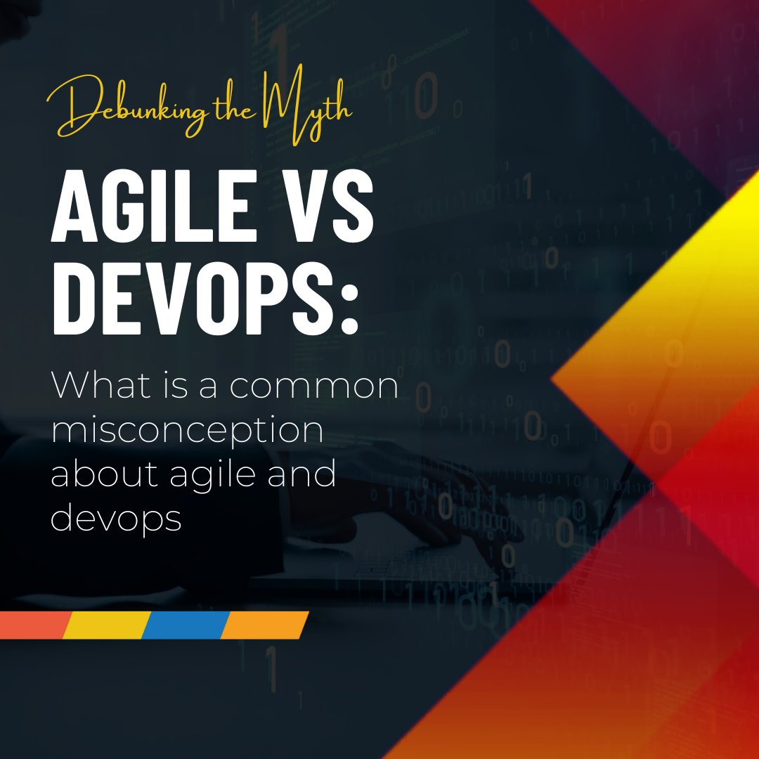 k3_technology's tweet image. Agile and DevOps: Separate but equal...two approaches to software development, not one in the same! Check out our blog for the full story.  🤓 hubs.li/Q01Dw-hd0

#AgileDevOps #SoftwareDevelopment #MythBusting