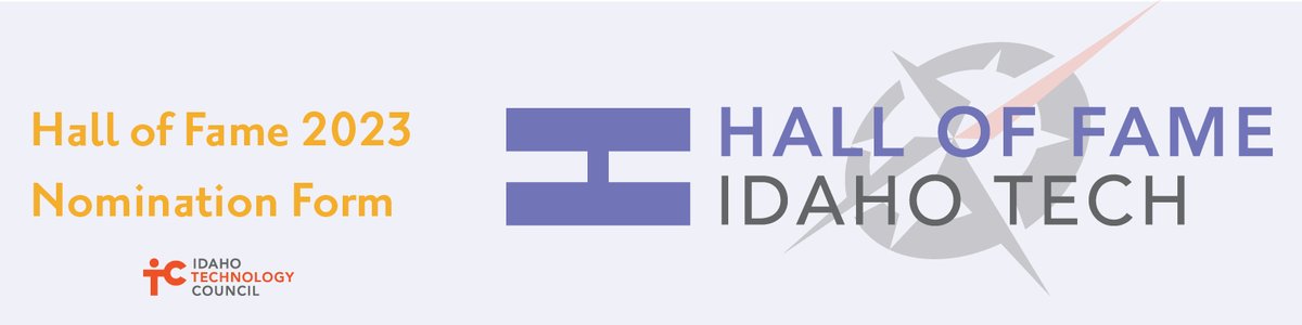 IDTechCouncil's tweet image. Hurry Nominations are closing soon! The ITC Hall of Fame Award recognizes individuals who have made extraordinary contributions towards creating a better Idaho through innovation. 

#idahotech #techgrowshere #halloffame #itc #technology 
Nominate Here:
hubs.la/Q01HnwQx0
