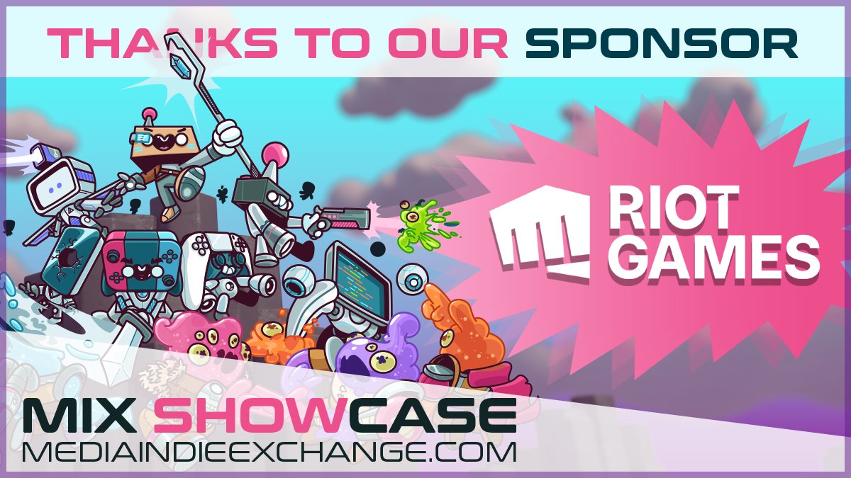 indieexchange's tweet photo. Quick shoutout to all our friends over at @riotgames for their support with #TheMIXShowcase and @BVIGaming! Thank you!! 👊

The MIX Onsite begins today!
➡️ https://t.co/QQJ2QxEOsS https://t.co/piHxgJleGI