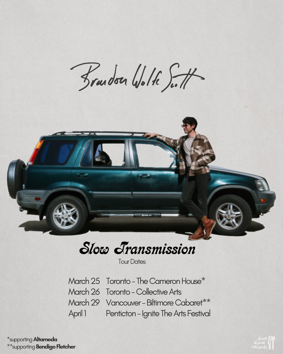 Nice little string of shows coming up to celebrate the release of 
𝑺𝒍𝒐𝒘 𝑻𝒓𝒂𝒏𝒔𝒎𝒊𝒔𝒔𝒊𝒐𝒏✨
Tickets on sale now:
linktr.ee/brandonwolfesc…