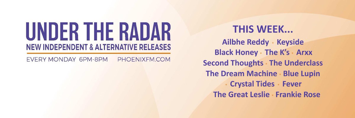 Andy Gardener (@overtimer) on Twitter photo Tonight 6-8pm on <a href="/phoenixfm/">Phoenix FM (we're on π¦)</a> new music from <a href="/ailbhereddy/">Ailbhe Reddy</a> Album of the Week, <a href="/DreamMachineHQ/">The Dream Machine</a> <a href="/TheKsUK/">THE K'S</a> <a href="/bluelupinmusic/">Blue Lupin</a> @brookebentham @sovereignsldn <a href="/panic_pocket/">Panic Pocket</a> <a href="/TheCheapThrills/">The Cheap Thrills</a> <a href="/UnderclassStoke/">Underclass</a> @blondesband <a href="/julianamadrid_/">juliana madrid</a> <a href="/keysideliv/">Keyside</a> <a href="/crystaltidesuk/">Crystal Tides</a> <a href="/FreakSlug/">Freak Slug</a> <a href="/okayshalom/">π΅πΈ Shalom β‘οΈ</a> Tonight 6-8pm on <a href="/phoenixfm/">Phoenix FM (we're on π¦)</a> new music from <a href="/ailbhereddy/">Ailbhe Reddy</a> Album of the Week, <a href="/DreamMachineHQ/">The Dream Machine</a> <a href="/TheKsUK/">THE K'S</a> <a href="/bluelupinmusic/">Blue Lupin</a> @brookebentham @sovereignsldn <a href="/panic_pocket/">Panic Pocket</a> <a href="/TheCheapThrills/">The Cheap Thrills</a> <a href="/UnderclassStoke/">Underclass</a> @blondesband <a href="/julianamadrid_/">juliana madrid</a> <a href="/keysideliv/">Keyside</a> <a href="/crystaltidesuk/">Crystal Tides</a> <a href="/FreakSlug/">Freak Slug</a> <a href="/okayshalom/">π΅πΈ Shalom β‘οΈ</a>