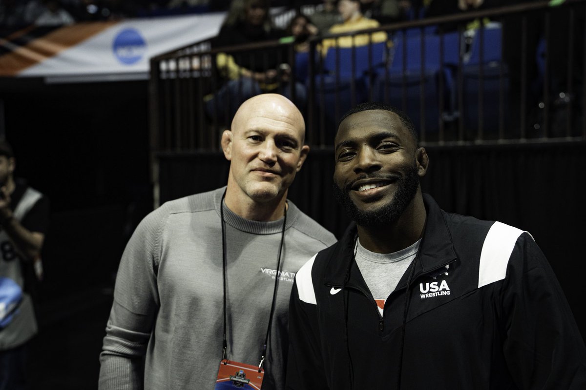 VTechWC's tweet photo. Ran into the fams over the weekend in Tulsa 🫡

Glad to see our guy @WhoIsJamesG up and about. We surley miss the Green's in Blacksburg 🤞
#SERTC #Hokies 🦃 https://t.co/5NIv79oycF