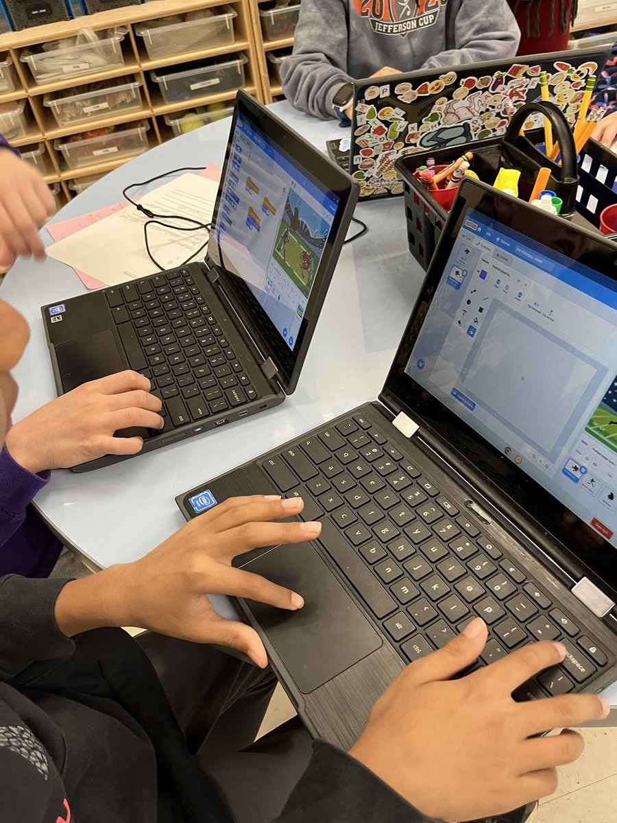 Jennifer Weaver (@jennzer) on Twitter photo 3rd grade future computer scientists at <a href="/SparksES_BCPS/">Sparks ES</a> are programming in partners and learning how to use Parallelism and Multiple Events to make their <a href="/scratch/">Scratch Team</a> sprites move in their stories. #BCPS_CSI <a href="/CTE_BaltCoPS/">BCPS CTE Office</a> 3rd grade future computer scientists at <a href="/SparksES_BCPS/">Sparks ES</a> are programming in partners and learning how to use Parallelism and Multiple Events to make their <a href="/scratch/">Scratch Team</a> sprites move in their stories. #BCPS_CSI <a href="/CTE_BaltCoPS/">BCPS CTE Office</a>
