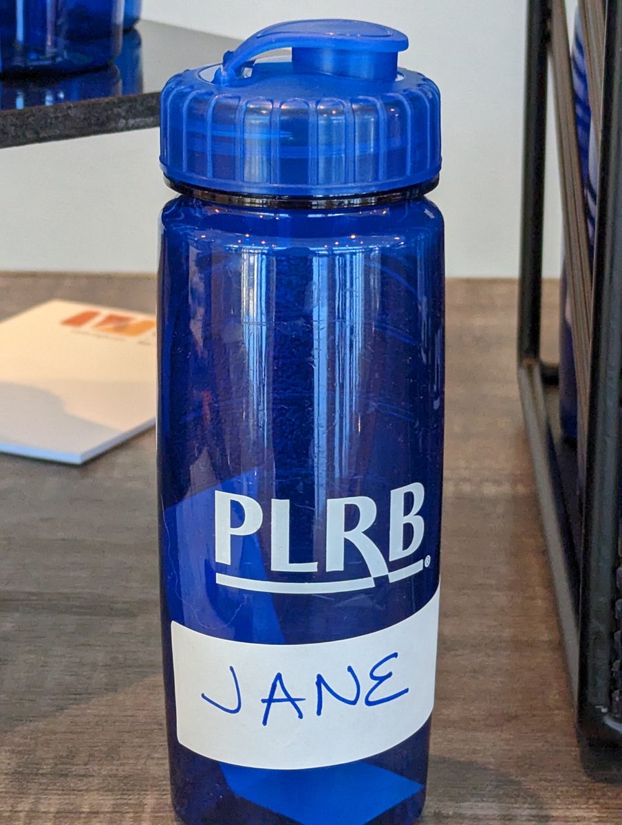 PLRBConf's tweet photo. Grab a #PLRB water bottle and stay hydrated! #ClaimsConference2023 #YourClaimsStory https://t.co/pns0A804U7