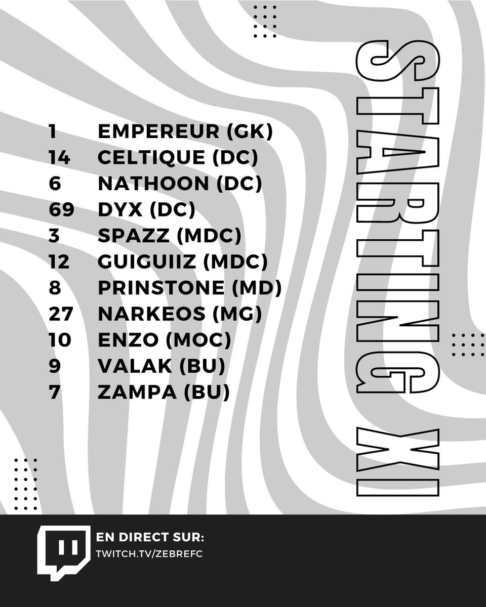 Zèbre FC tweet media