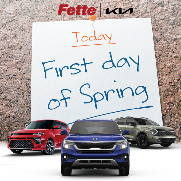 KiaFette's tweet photo. Celebrate Spring in a new Kia! Shop our entire inventory and save
🔗 https://t.co/HpR93XGtPM
.
.
#FetteKia #Kia #Cars https://t.co/AxsoL6L4U9