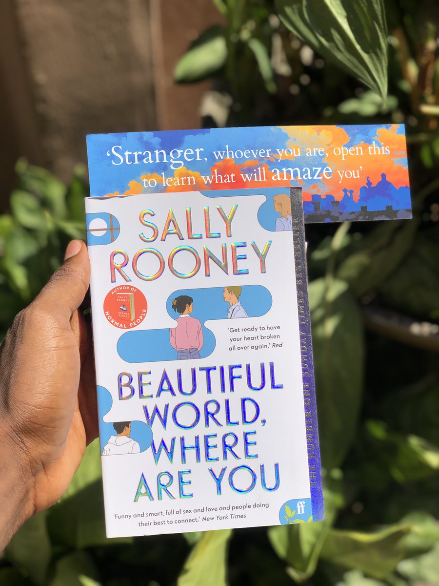 Oríadé (@michaelinioluwa) on Twitter photo I was just complaining the other day about how I can’t find the third Sally Rooney novel anywhere and just like that, my friend came through.
I love books. I love books so much. It’s a beautiful thing to do, to read, and to write stories and to love doing the two. I was just complaining the other day about how I can’t find the third Sally Rooney novel anywhere and just like that, my friend came through.
I love books. I love books so much. It’s a beautiful thing to do, to read, and to write stories and to love doing the two.