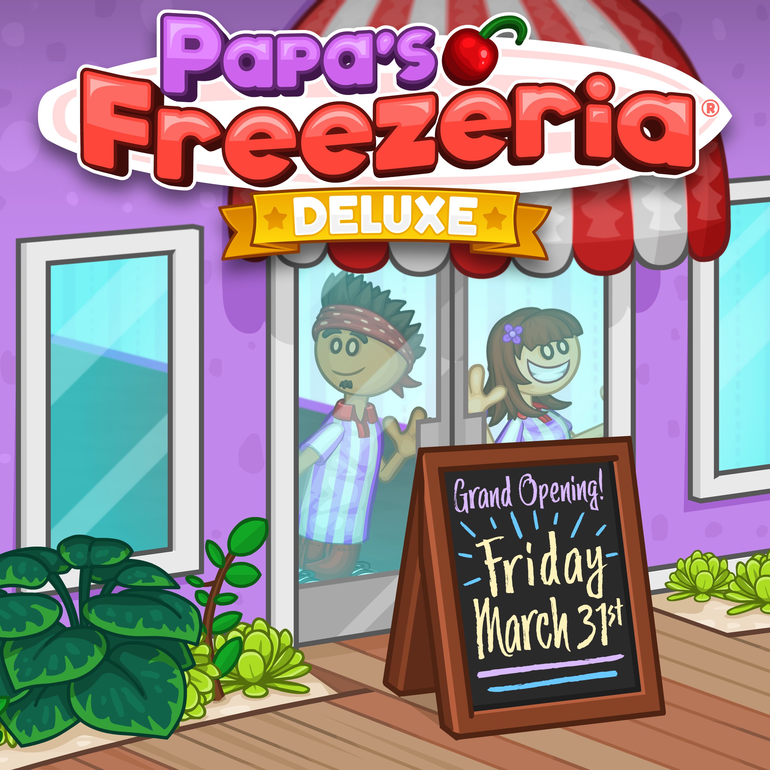 Flipline Studios on X: Sneak Peek: Papa's Freezeria Deluxe: Grand Opening  Date!  Get ready because Papa's Freezeria Deluxe  will be arriving to Steam on Friday, March 31st, 2023!!!   #fliplinestudios #papalouie #