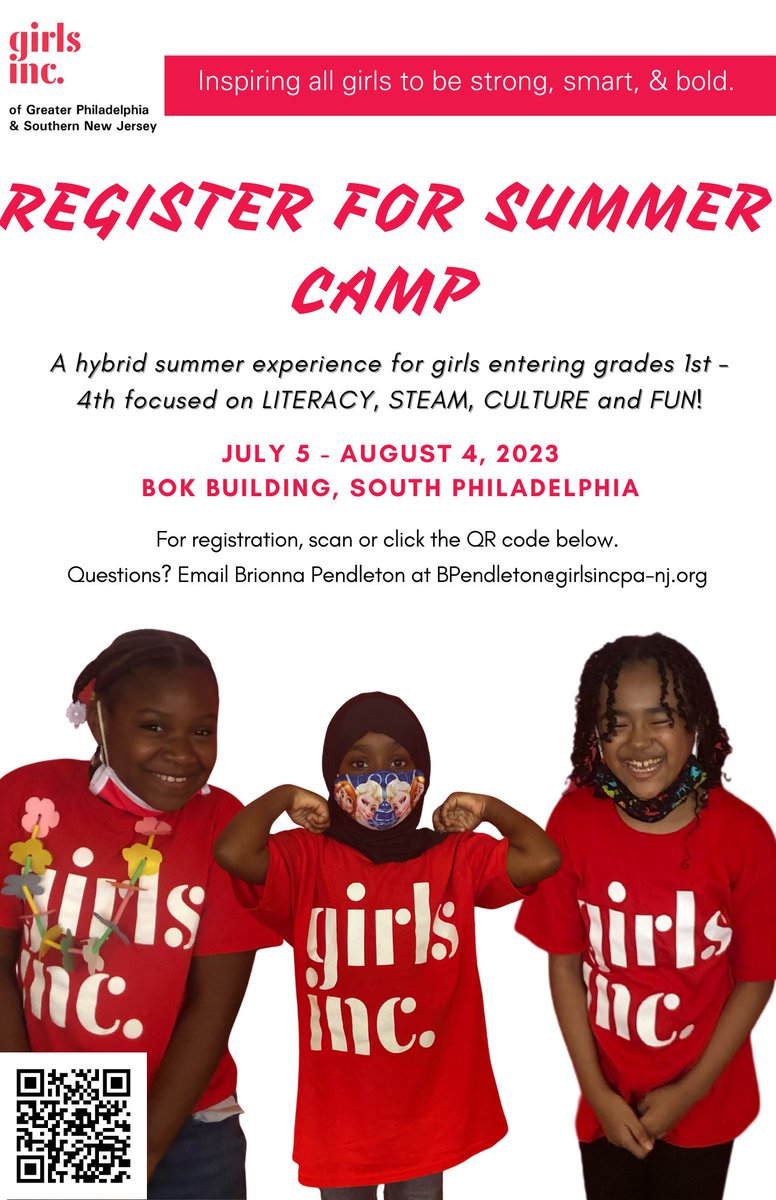 #SummerCamp is back in session this year! Click the link to register your 1st-4th grade girl today! docs.google.com/forms/d/e/1FAI…