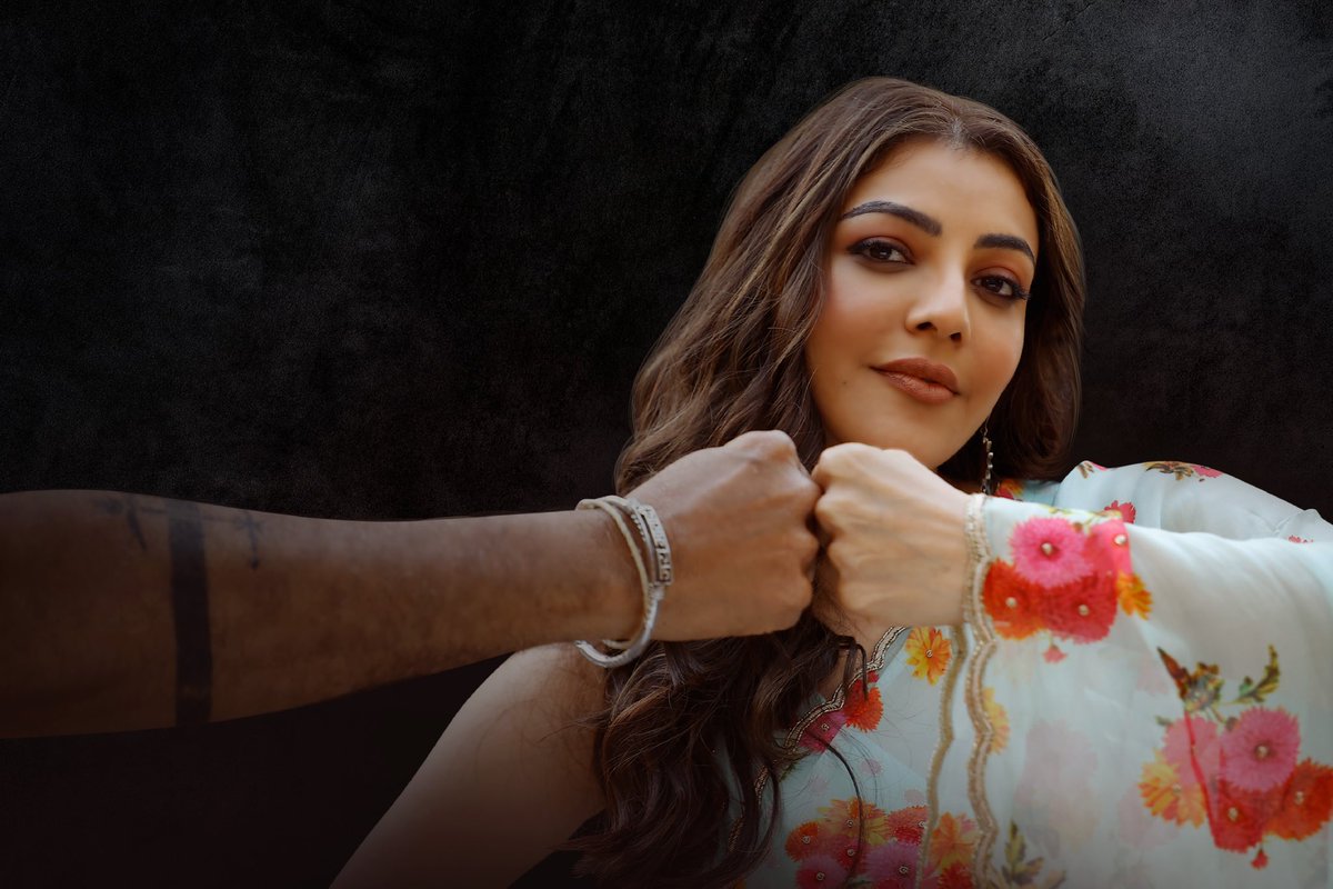 HanuNews's tweet photo. Kajal from #NBK108 💥 https://t.co/1h2m4uO2iM