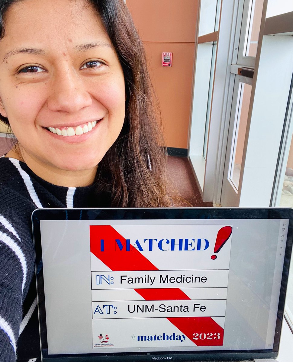 I am filled with gratitude and excitement as I announce my acceptance to UNM-Santa Fe FM Residency Program. I am eager to start this new chapter of my life and contribute to the medical field as a professional. <a href="/NMPCTC/">New Mexico Primary Care Training Consortium</a> @PeruDoctorsUS @AAFP_FMIG #Match2023 #FMrevolution