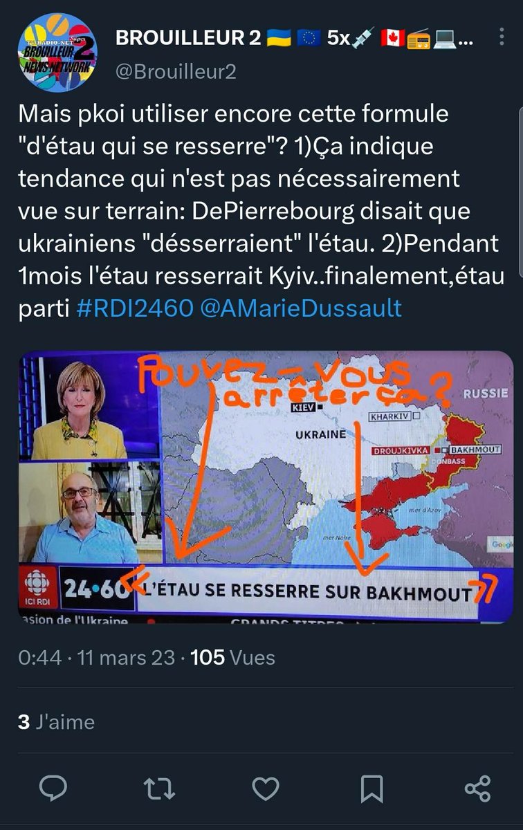 PhilBelanger5's tweet photo. Il semble que Mme @AMarieDussault n'ait pas apprécié mon commentaire du 11mars..Certain que j'y allais pas dans la flatterie,mais j'ai un bug avec l'injustice que ça représente: Aucune insulte, aucune hostilité, seul. un commentaire qui se voulait constructif d'un téléspectateur. https://t.co/UKzOKLcfLR