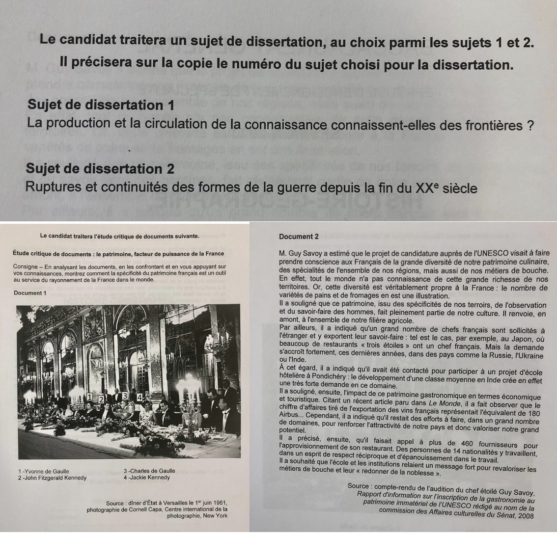 FenelonSo's tweet photo. #HGGSP 1ere journée de bac et au menu: dissertations sur les formes de la guerre depuis la fin du XXème, la production/circulation de la connaissance dans ou hors de la frontière et une étude de doc sur le patrimoine 🇷🇺. Énorme coup de ❤️‍🔥 évidemment pour le sujet sur la guerre😍 https://t.co/jn478cR018