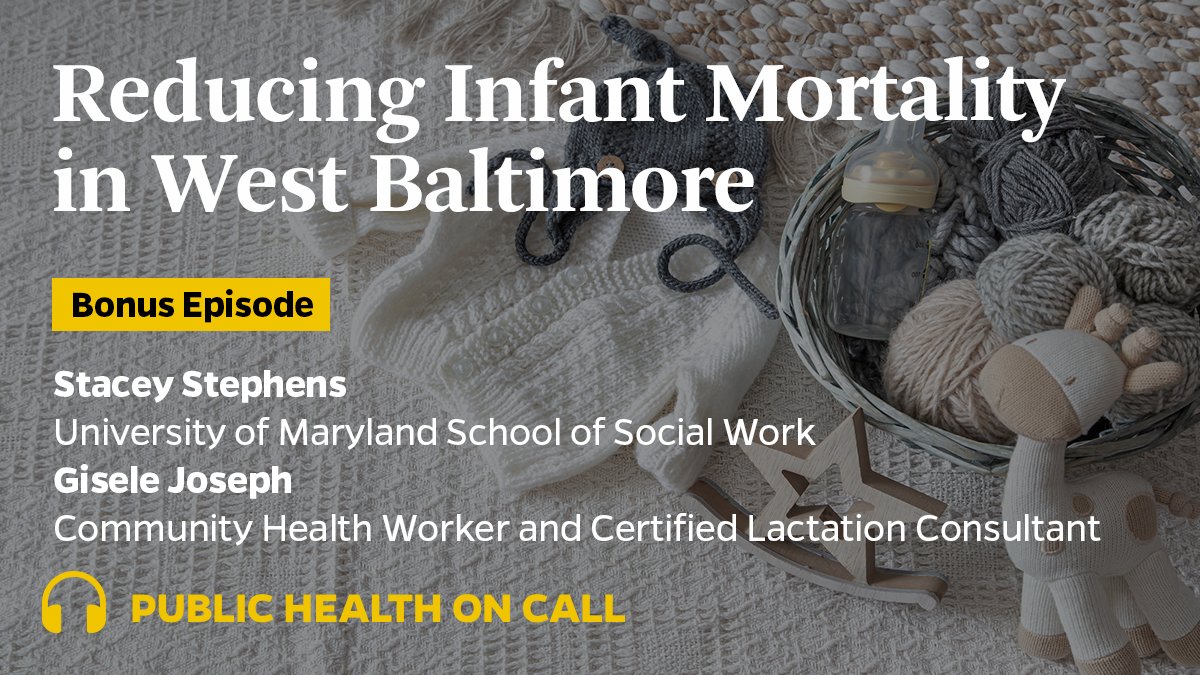 What's the secret to the success of the <a href="/HealthyBabiesPH/">B’more for Healthy Babies Upton-Druid Heights</a> program in @PromiseHeights? Stacy Stephens and Gisele Joseph discuss on <a href="/PublicHealthPod/">Public Health On Call</a> with <a href="/drJoshS/">Joshua Sharfstein</a>.
🎧 
johnshopkinssph.libsyn.com/bonus-reducing…