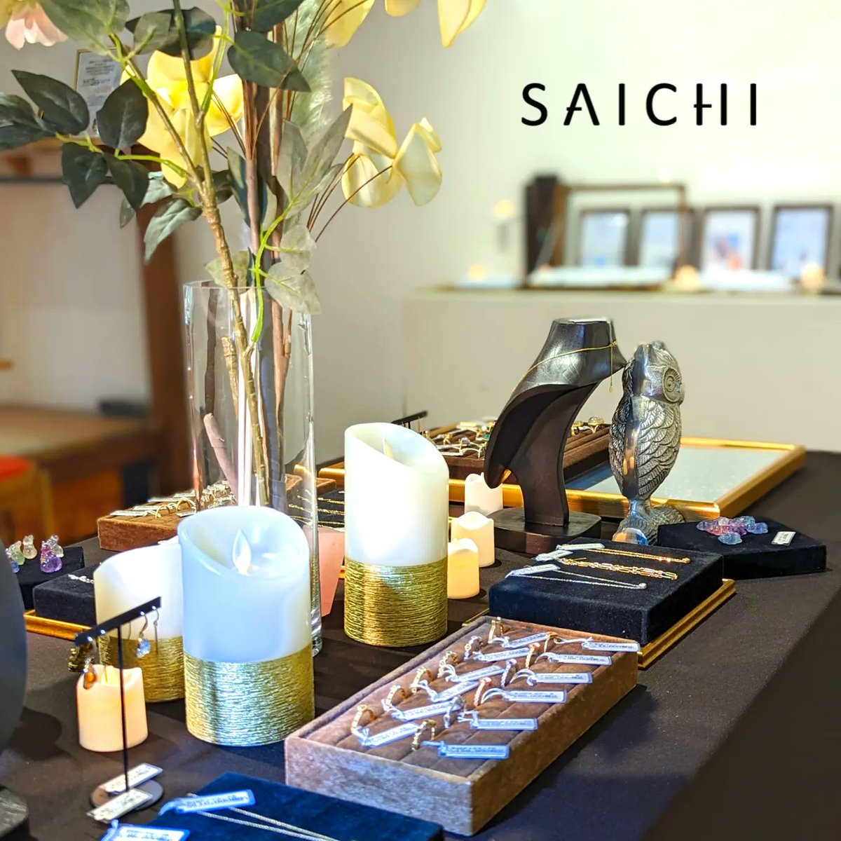 saichijewelry's tweet photo. イベント2日目✨
今日はお客様入れ代わり立ち代わり途切れず
たくさんご来店頂きました!
本当にありがとうございます!🙇♀
『鞄を置いてゆっくり見られました』
『またやってほしい!』
嬉しいお言葉の数々、、
う!、、涙が🥹💘
#個展
#ジュエリー
#ギャラリー
#うっとり展
#上野
#ROUTEGALLERY https://t.co/MyqXcyQUF5