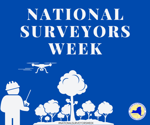 nysapls's tweet photo. It is #NationalSurveyorsWeek and we at #NYSAPLS are excited to be amplifying the voices of #landsurveyors in #NewYork and beyond! This week we will be featuring the voices of our members and sharing their favorite parts of the profession! Stay tuned! https://t.co/gO80JSXLLv