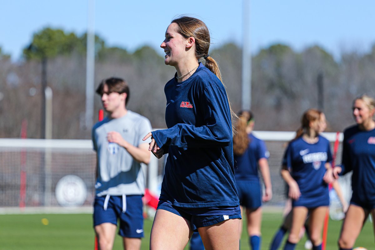 OleMissSoccer's tweet photo. Spring Break is over... Back to the grind!

#HottyToddy https://t.co/WqOgeqg152