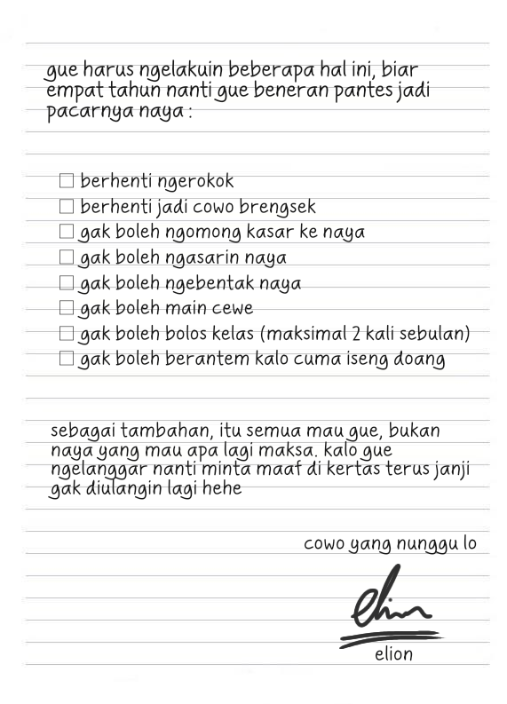 exxaraaa's tweet photo. janji elion untuk naya https://t.co/V2cvUMgKKc