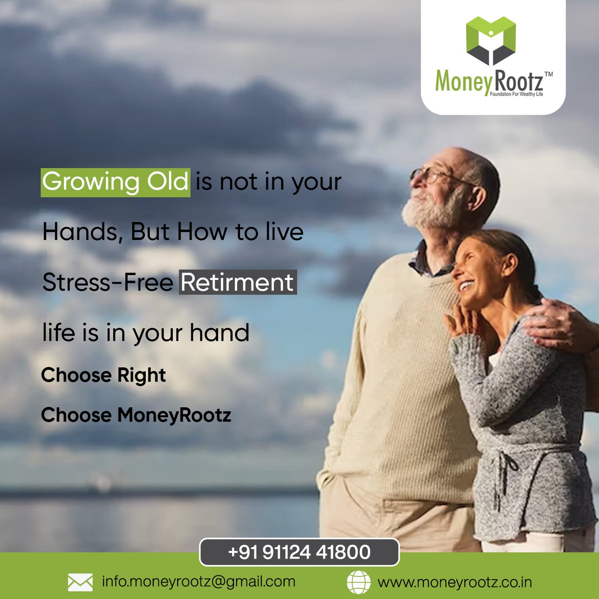 Growing old is not in your hands, But how to live stress-free retirement life is in your hand.

Choose Right, Choose Moneyrootz

#retirement #old #retire #money #happyretirement #retirementlife #passiveincome #income #SWP #retirementpension #pension #family #financialfreedom