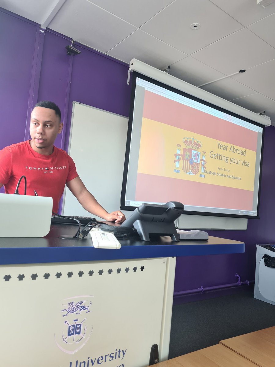 LayustienGales's tweet photo. Thank you very much to our very own Rumi aka 'El Jefe' for sharing his Year Abroad experience. Rumi, you are a star! https://t.co/bp1FoSobDA