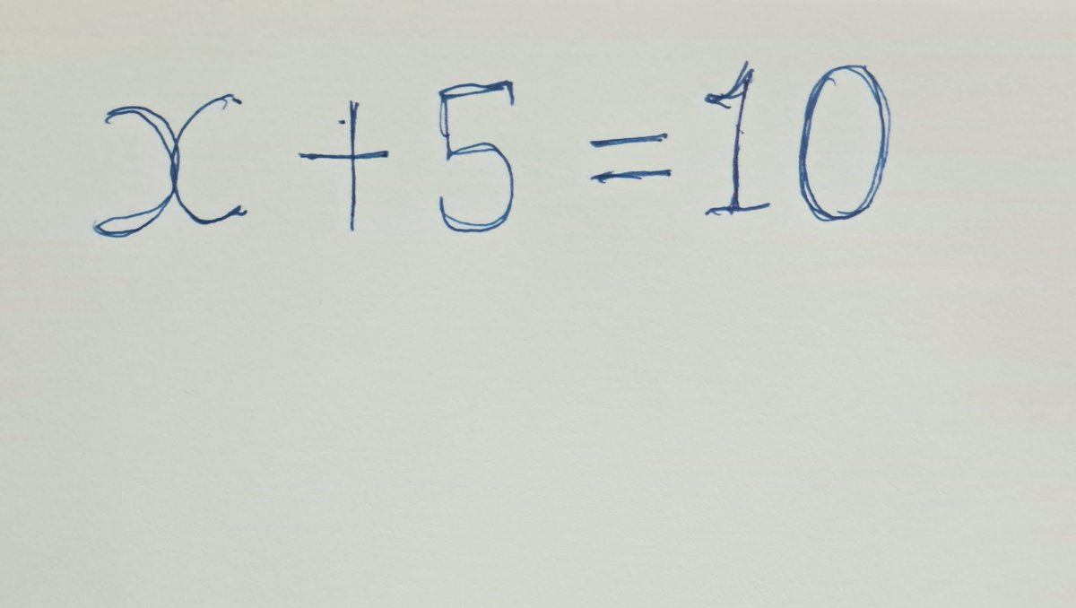Dear Teachers, it is not ' carry 5 to the other side," but 'subtract 5 from both sides of the equation' .
You do not need a forklift to find X.

#mathematics #MondayThoughts #MondayMotivation #MothersDay