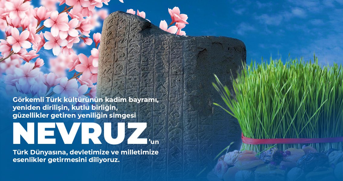 Nevruz Bayramı, 21. Asrın Türk Yüzyılı Olacağı Yeni Bir Başlangıca Vesile Olacaktır
Türk Eğitim Sen Genel Başkanı Sayın Talip Geylan’ın 21 Mart Nevruz Bayramı münasebetiyle yayınladıkları kutlama mesajıdır.

turkegitimsen.org.tr/nevruz-bayrami…