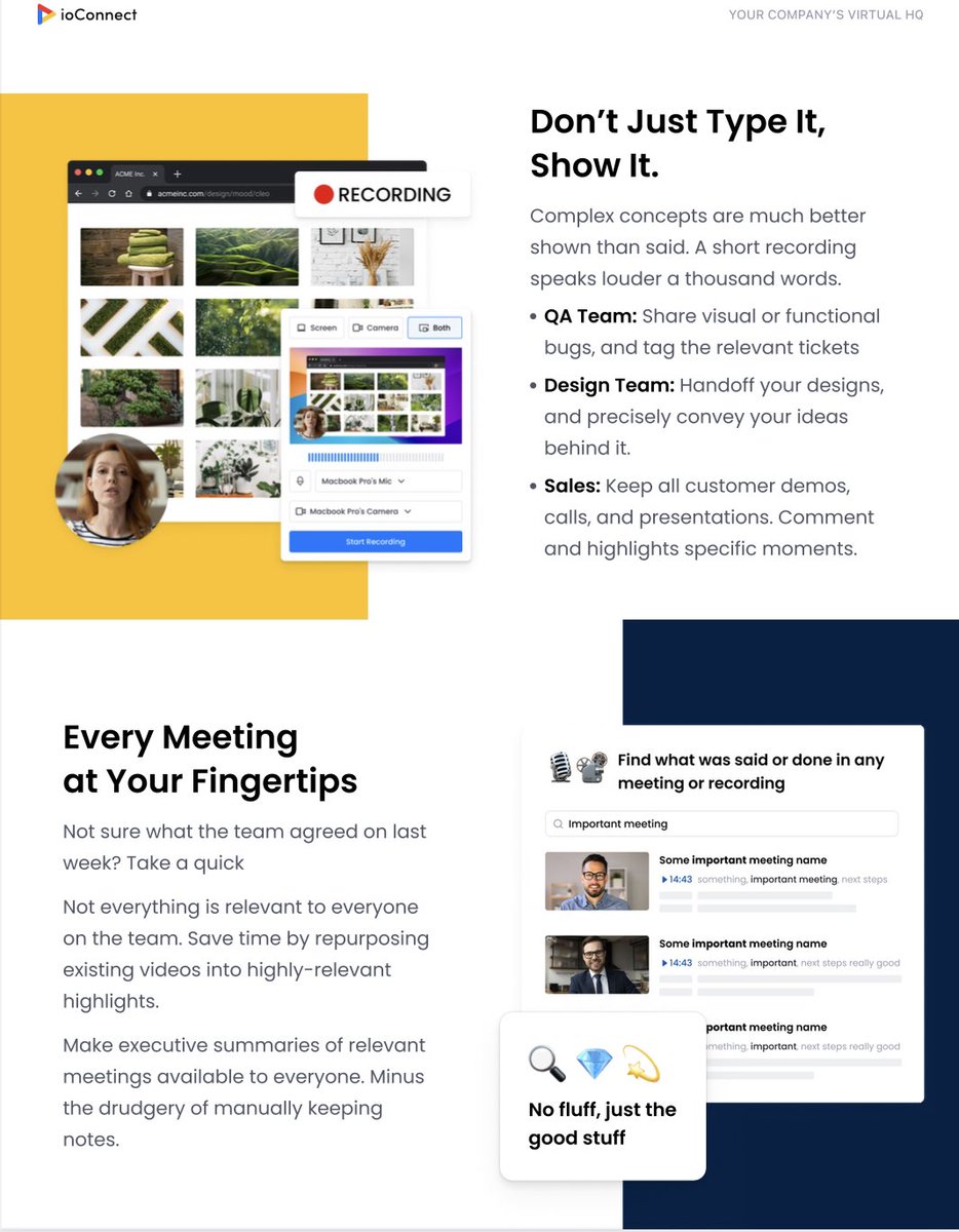 ioConnectNicole's tweet image. More Productivity - -&amp;gt; Less Busywork any questions, ask away in the thread below #ioConnect #Workflow #asynchronouswork