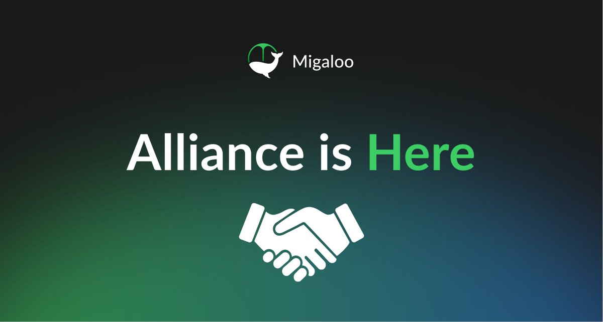 Migaloo_Zone's tweet photo. Alliance is Here! 

The proposal to integrate the alliance module into Migaloo blockchain is live and can be voted on here: 
https://t.co/eByvOyBkFf

We are pleased to be the first chain to initiate the integration of Alliance! 

What else is in our new chain upgrade? 

👇🏼 https://t.co/eVD7KXrjpF
