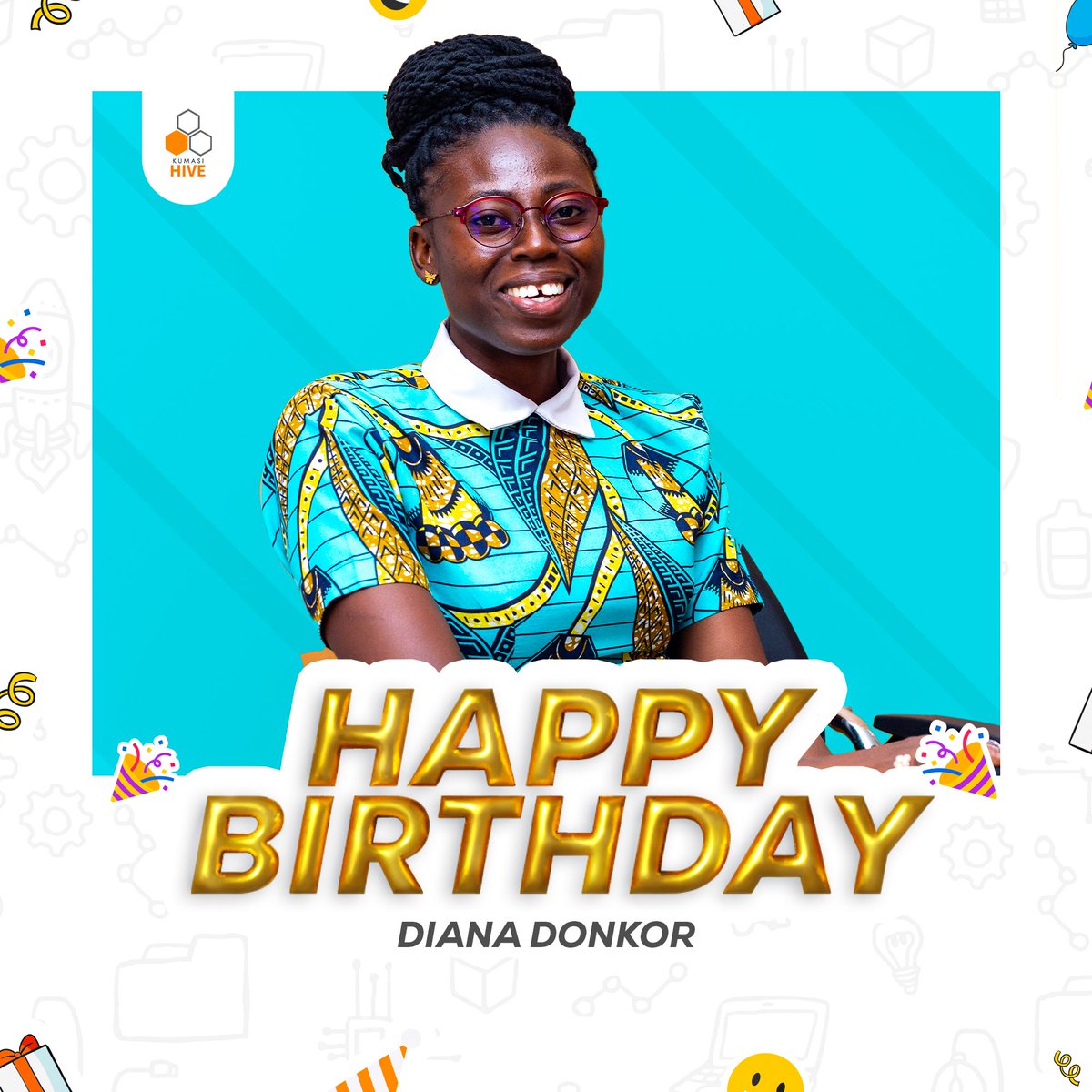 KumasiHive's tweet photo. Hearty Birthday Wishes to our Prac-Science Lab Lead, Diana Donkor. Do have an amazing year ahead.

#Stemette #MarchBaby #PracScience #HiveImpact #StaffBirthday #HiveTribe https://t.co/5I50cMafiV