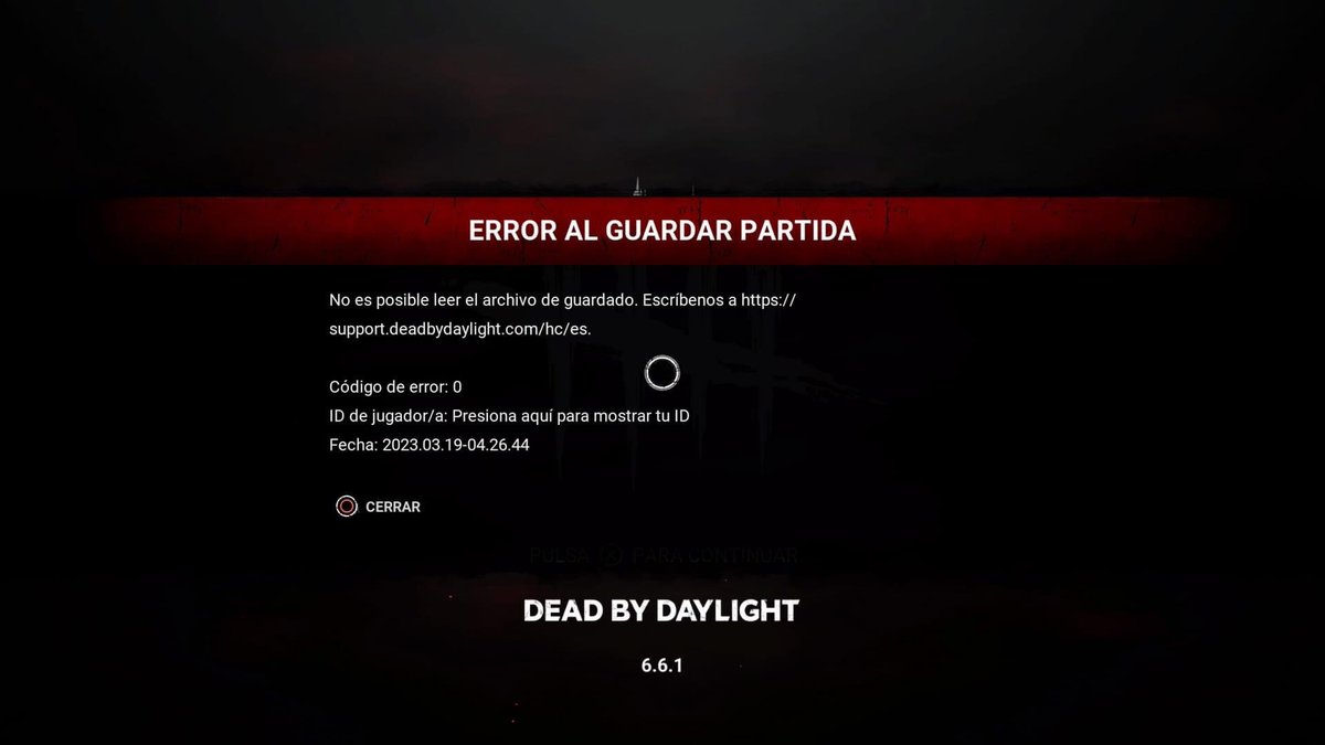 ChrystianGG's tweet photo. @DeadByBHVR_ES Llevo 3 días sin poder entrar, al cargar sale una de estas 3 alertas https://t.co/P0oOb3081q
