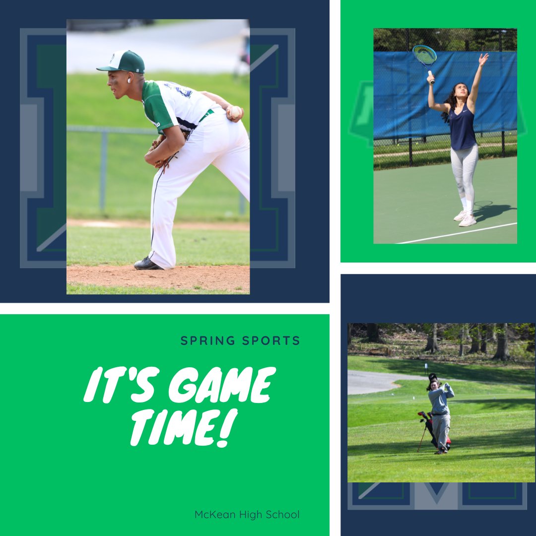 Today is the first day of Spring which means that tomorrow Spring Sports start tomorrow! Be on the lookout for event schedule or check highlanderssports.com
Let's go McKean!