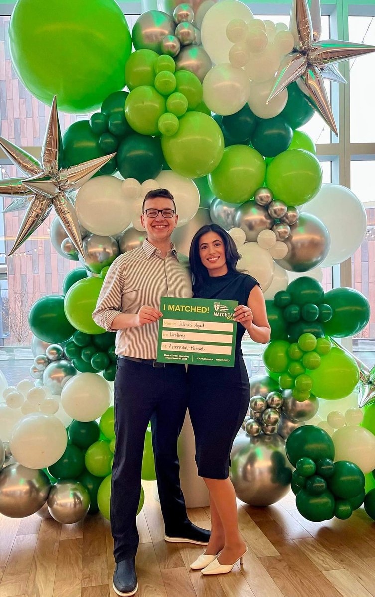 Congratulations @MUCOM_BioMed grad @Salonas_Ayad for matching #Urology!

Sal will graduate from @OUHCOM and continue her training @Ascensionorg Macomb. 

#Match2023 #OUHCOMmatch #UruoMatch2023 #UroSoMe #BMSsuccess #DOproud