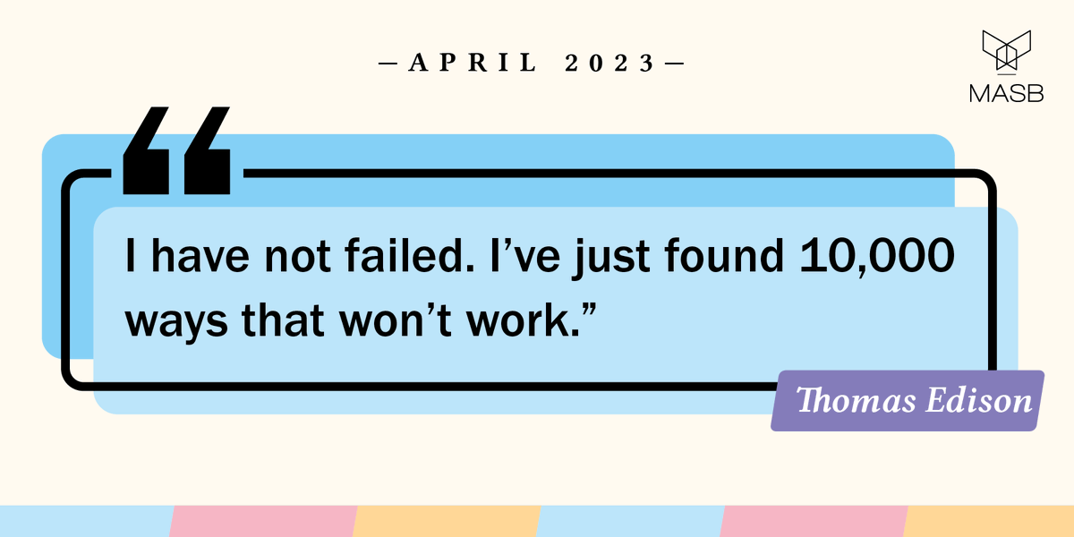MASB's tweet photo. Good morning! Happy first Monday of April! ☔️
#MASB #PublicSchools #MondayMotivation https://t.co/wAgJJVsi0z