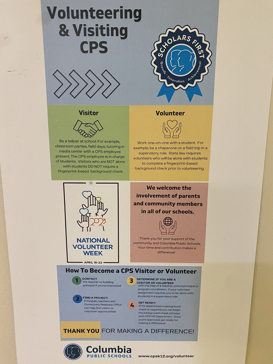 Come volunteer with CPS!
Quest South #scholarsfirst