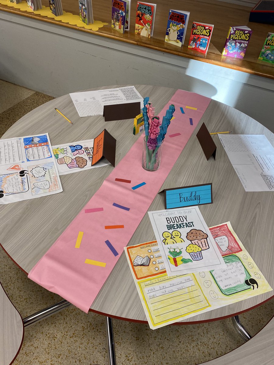 What an AMAZING event this morning, celebrating reading, our <a href="/Costello_Tweets/">Costello Elementary</a> , buddies and breakfast! Thank you Costello PTO and families for your generous book donation!